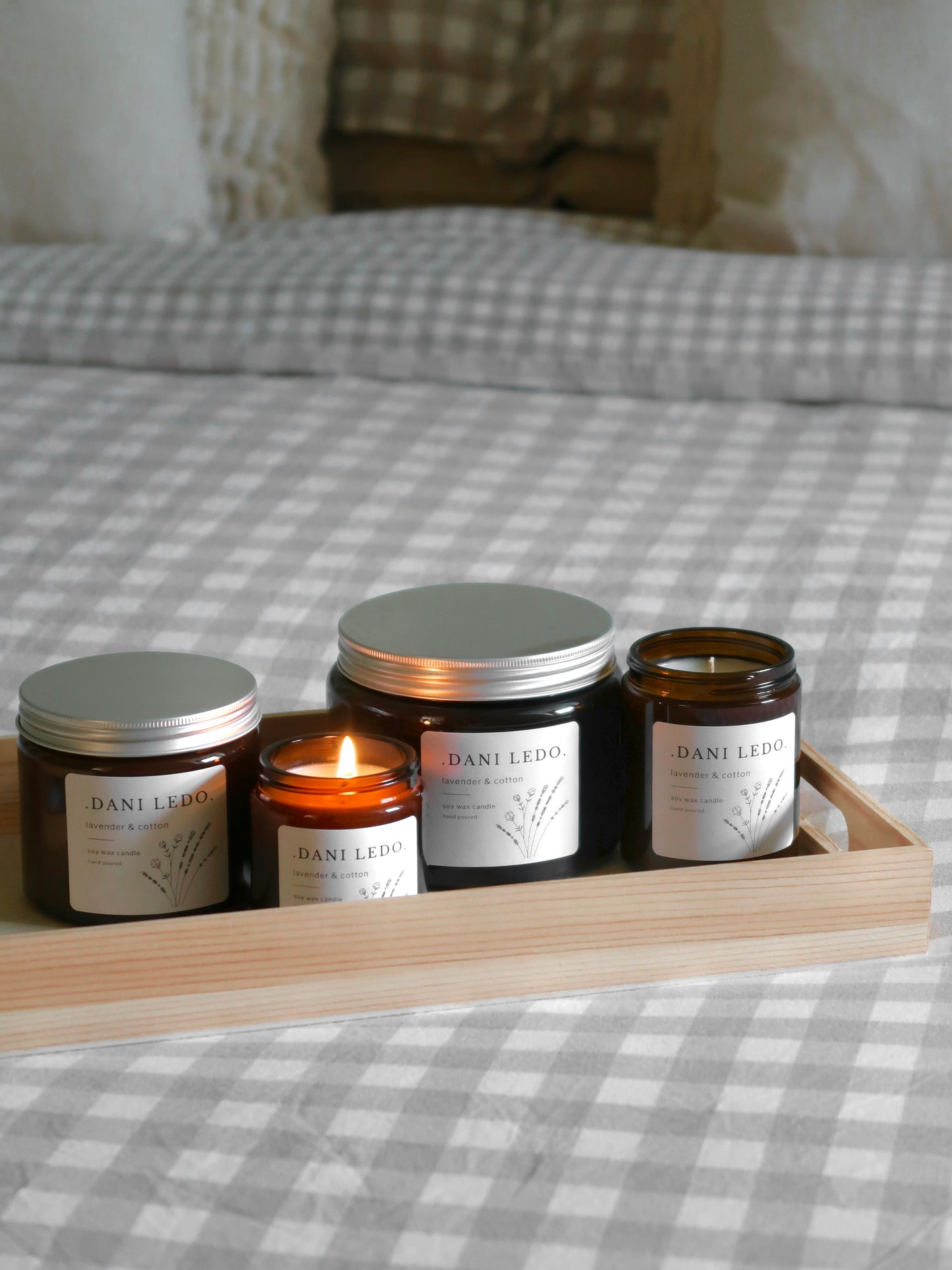 Lavender & Cotton Candle