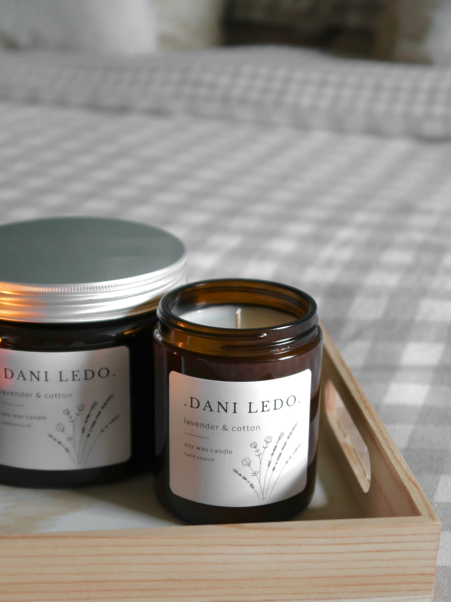 Lavender & Cotton Candle