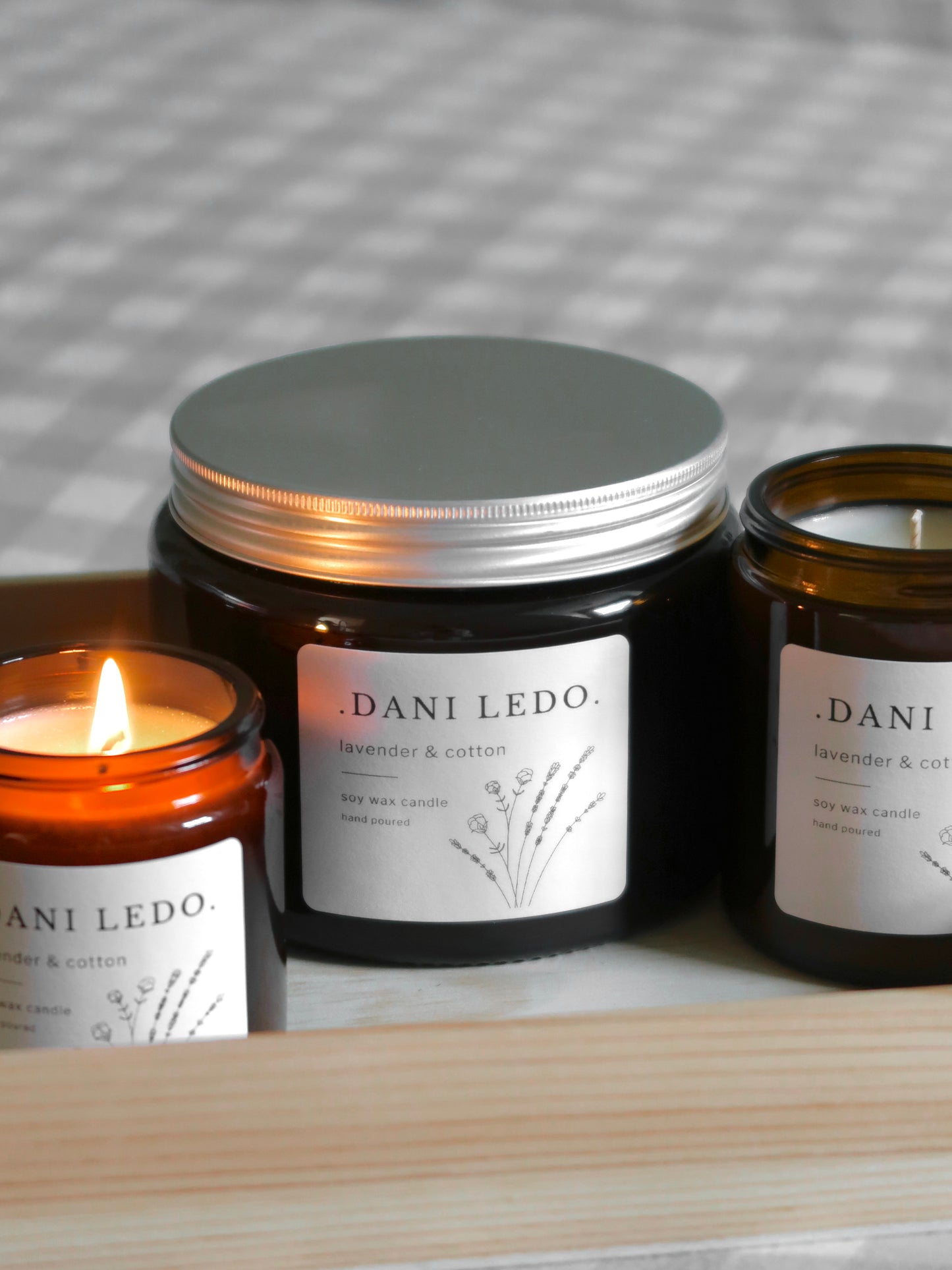Lavender & Cotton Candle