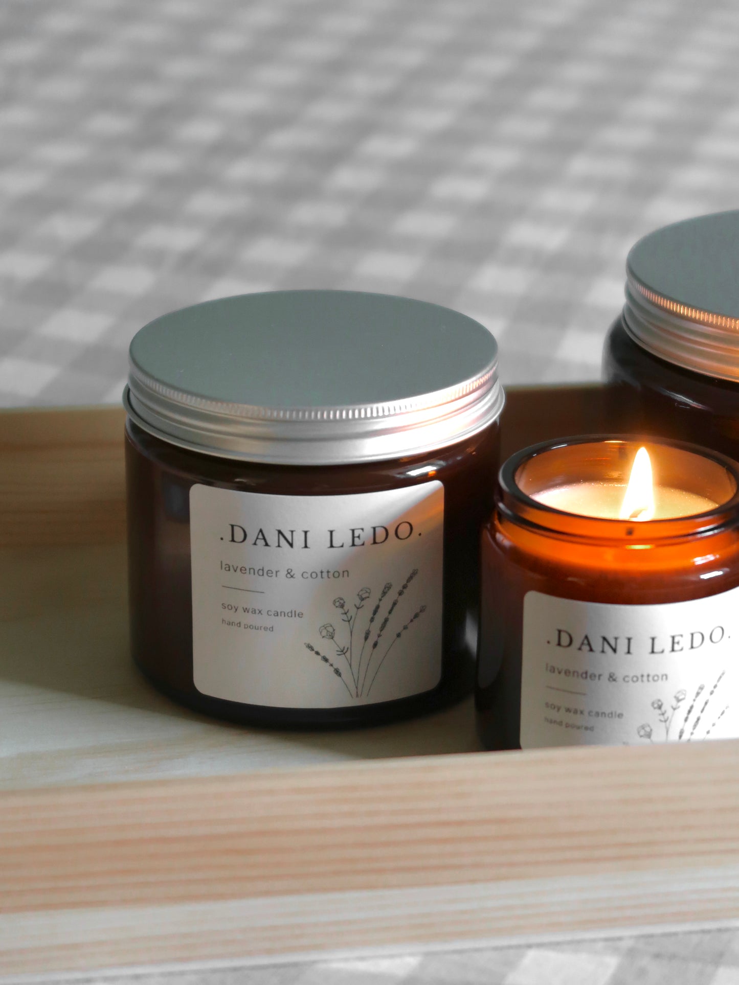 Lavender & Cotton Candle