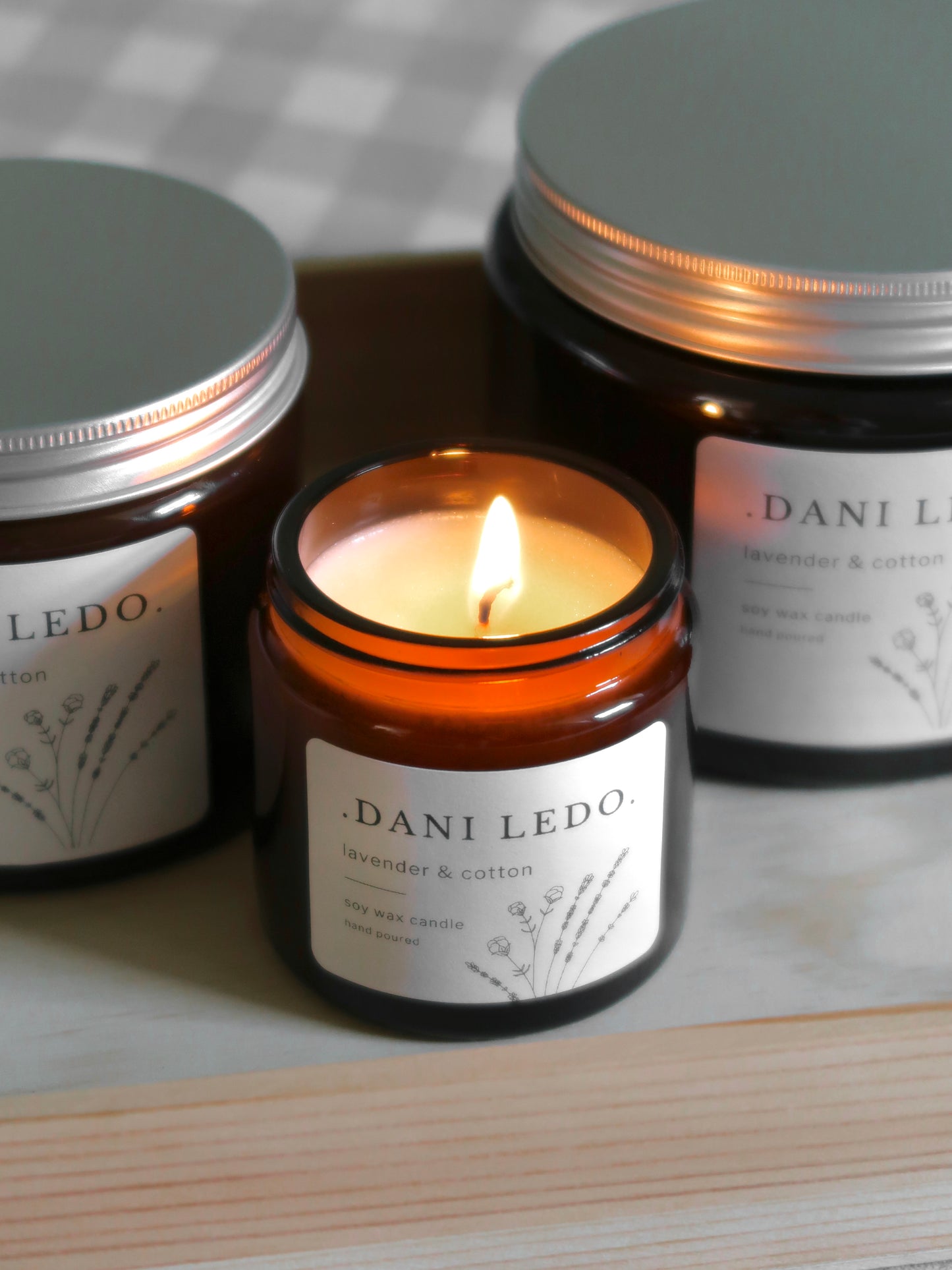 Lavender & Cotton Candle