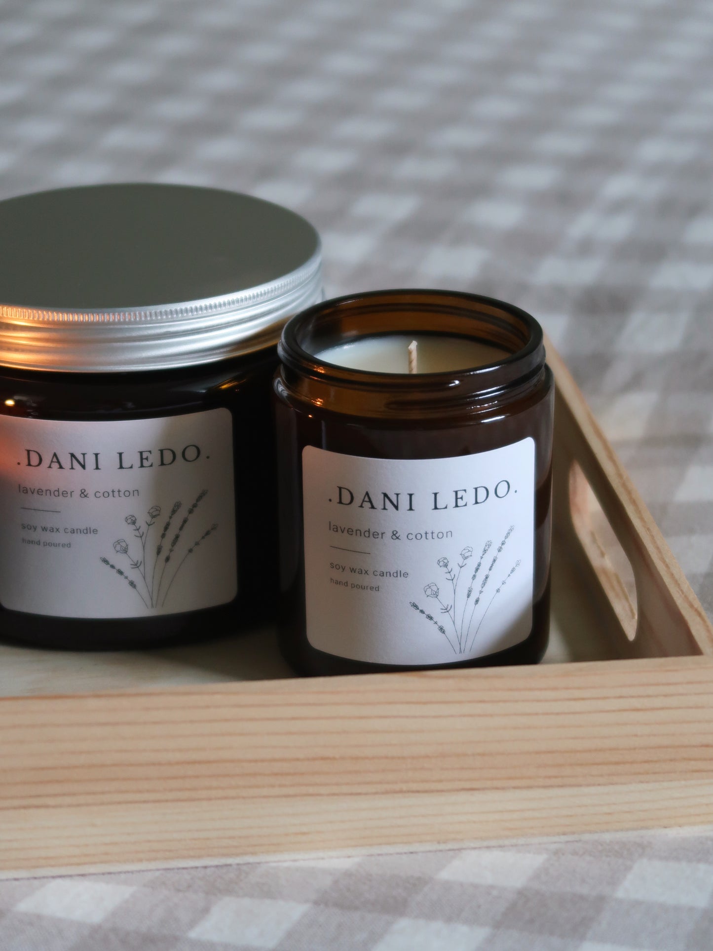 Lavender & Cotton Candle