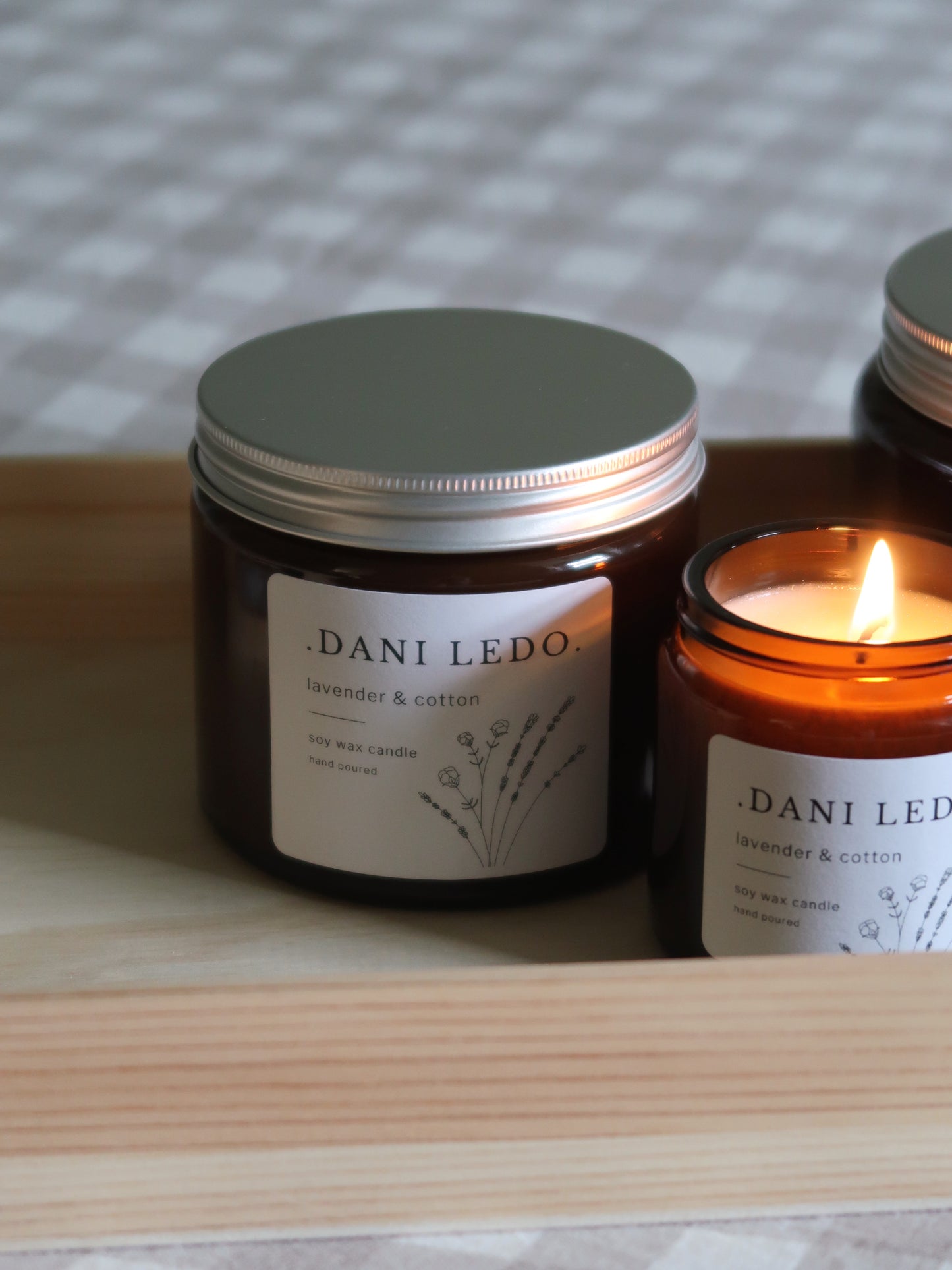 Lavender & Cotton Candle