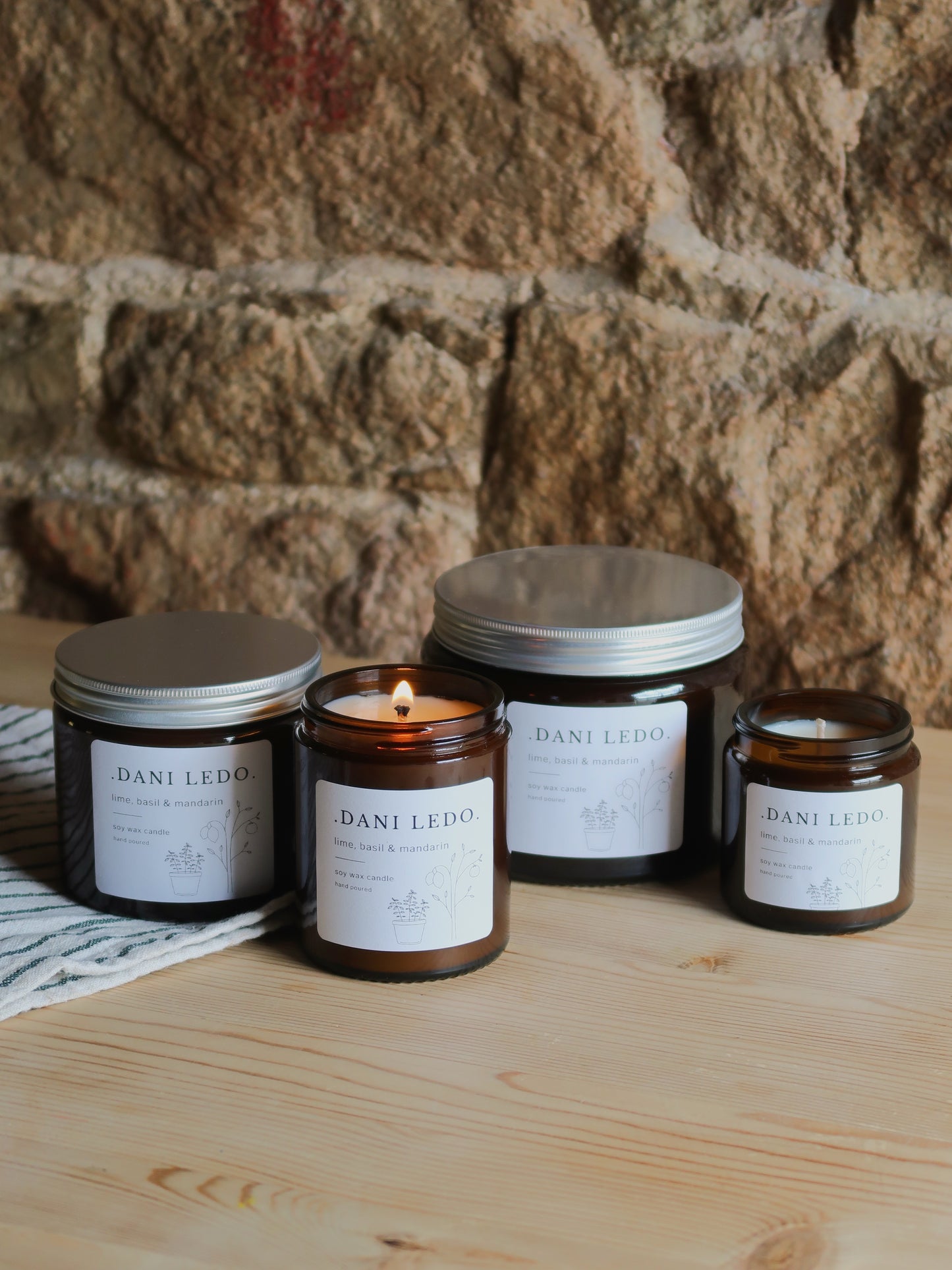 Lime, Basil & Mandarin Candle