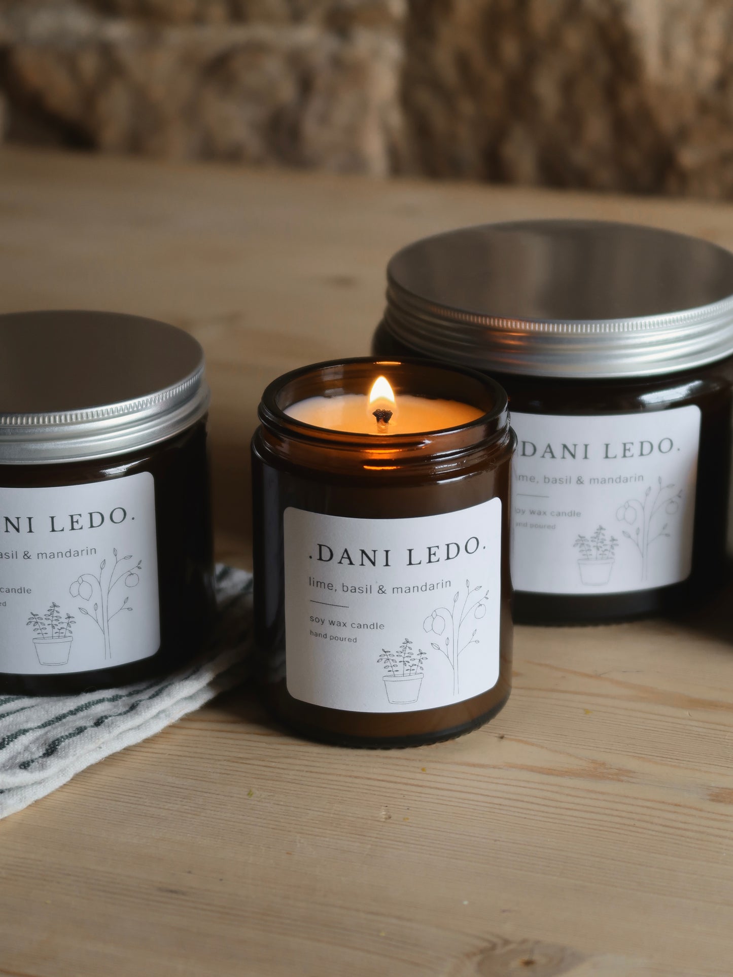 Lime, Basil & Mandarin Candle