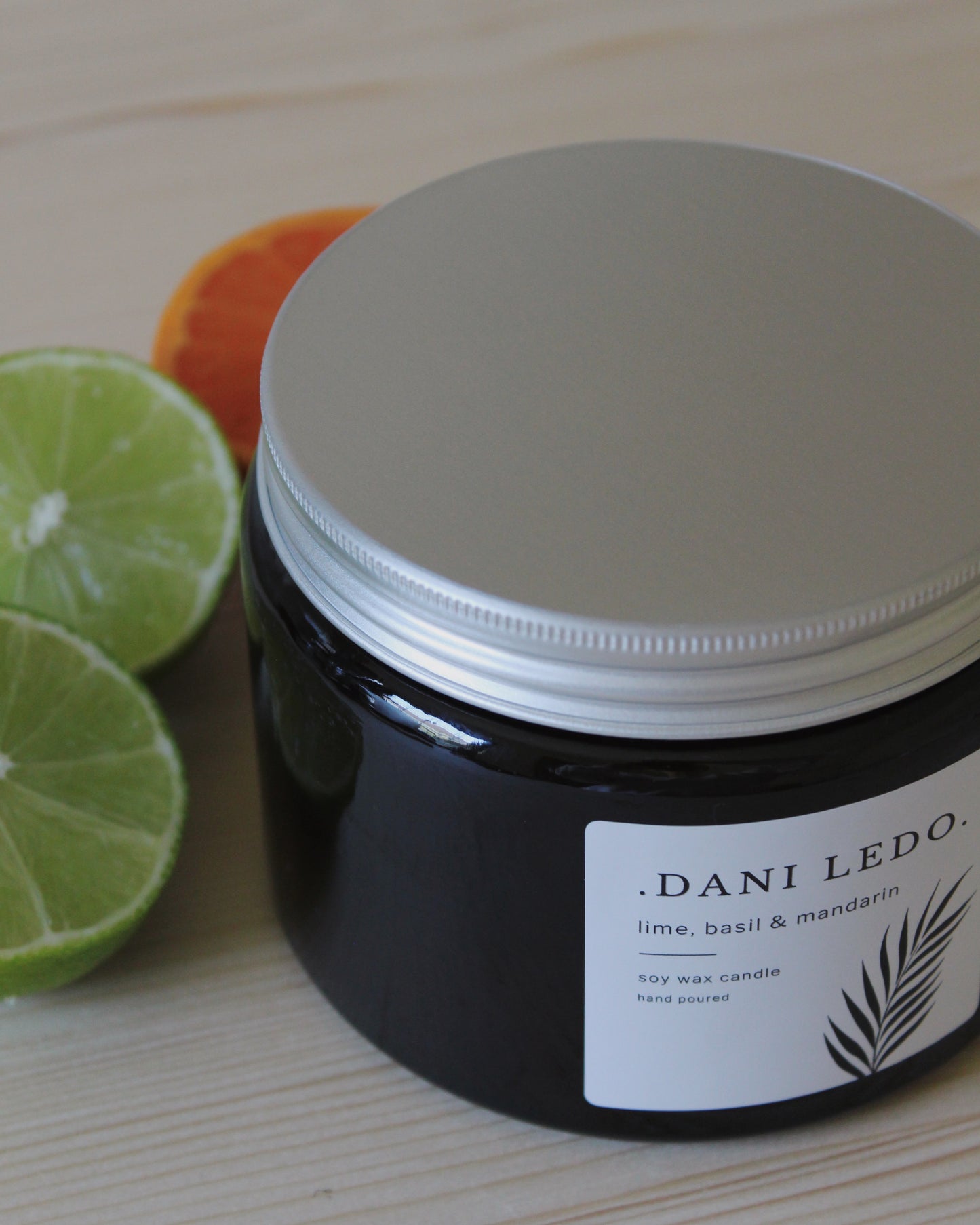 Lime, Basil & Mandarin Double Wick Candle