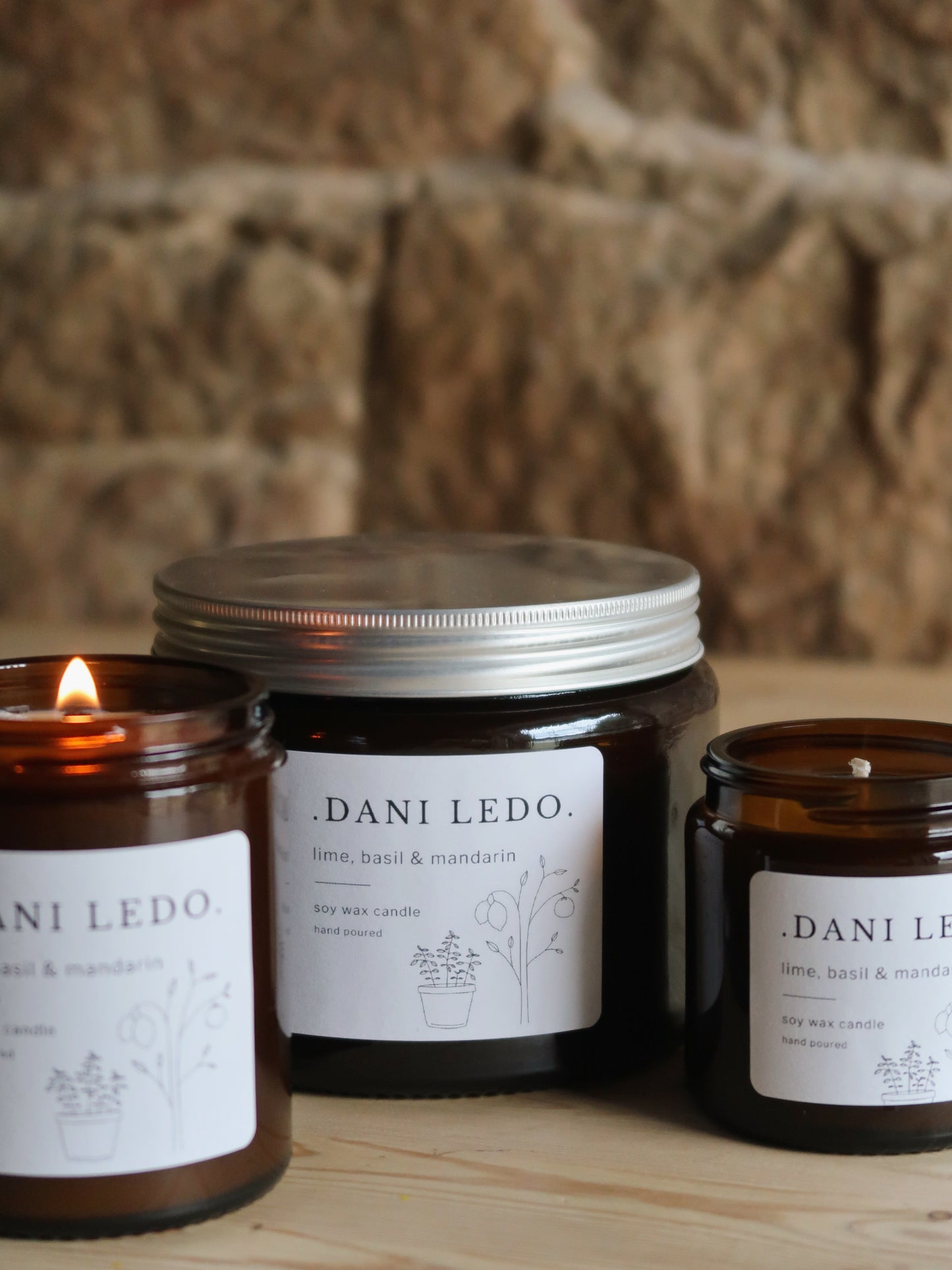 Lime, Basil & Mandarin Candle