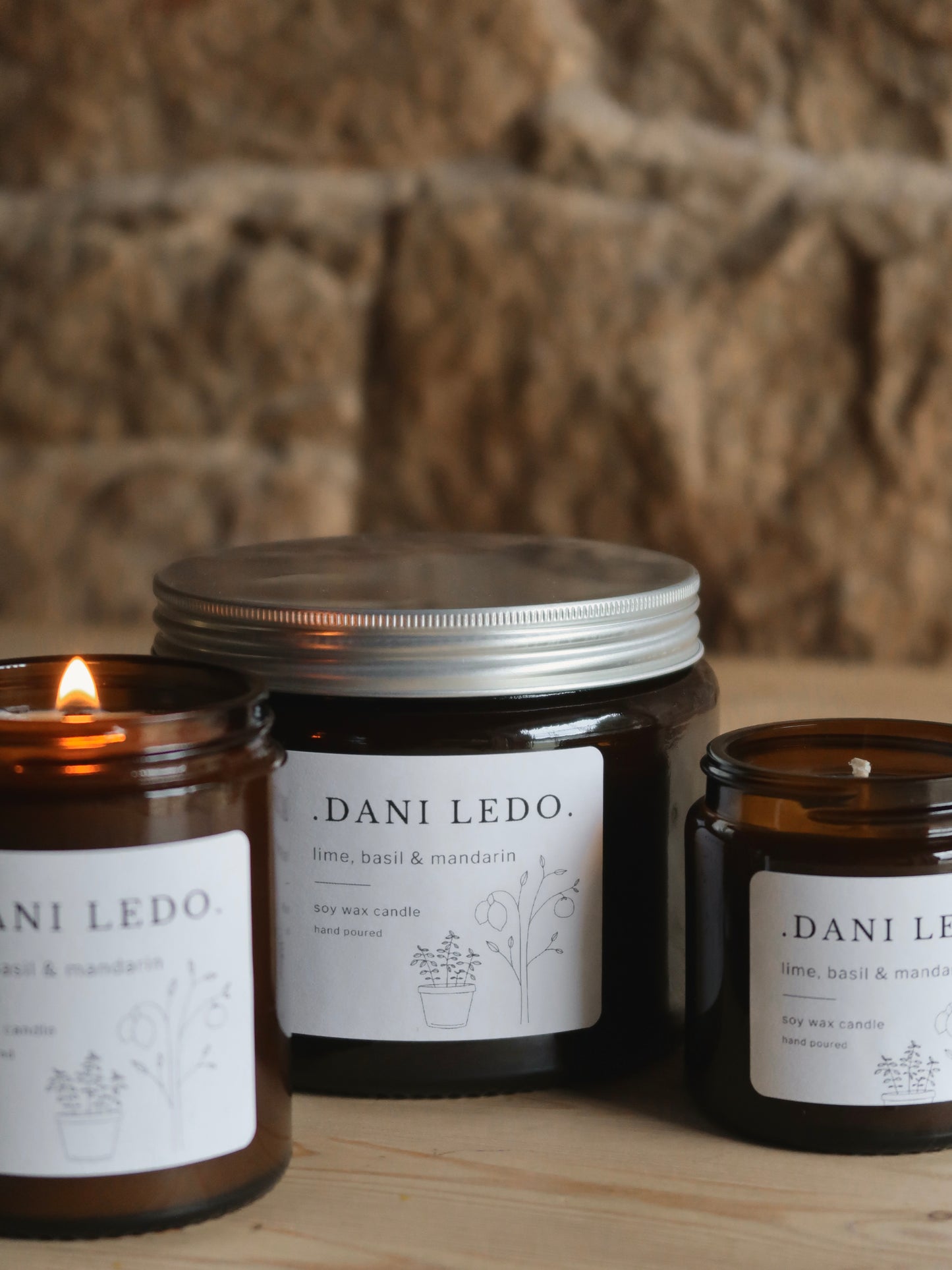 Lime, Basil & Mandarin Candle