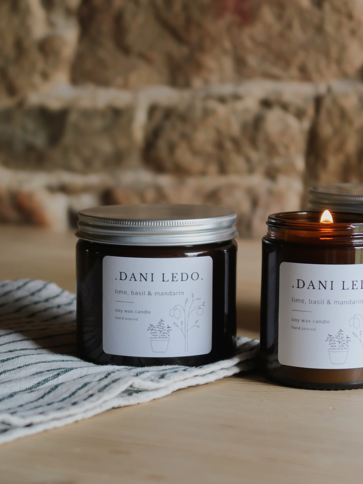 Lime, Basil & Mandarin Candle