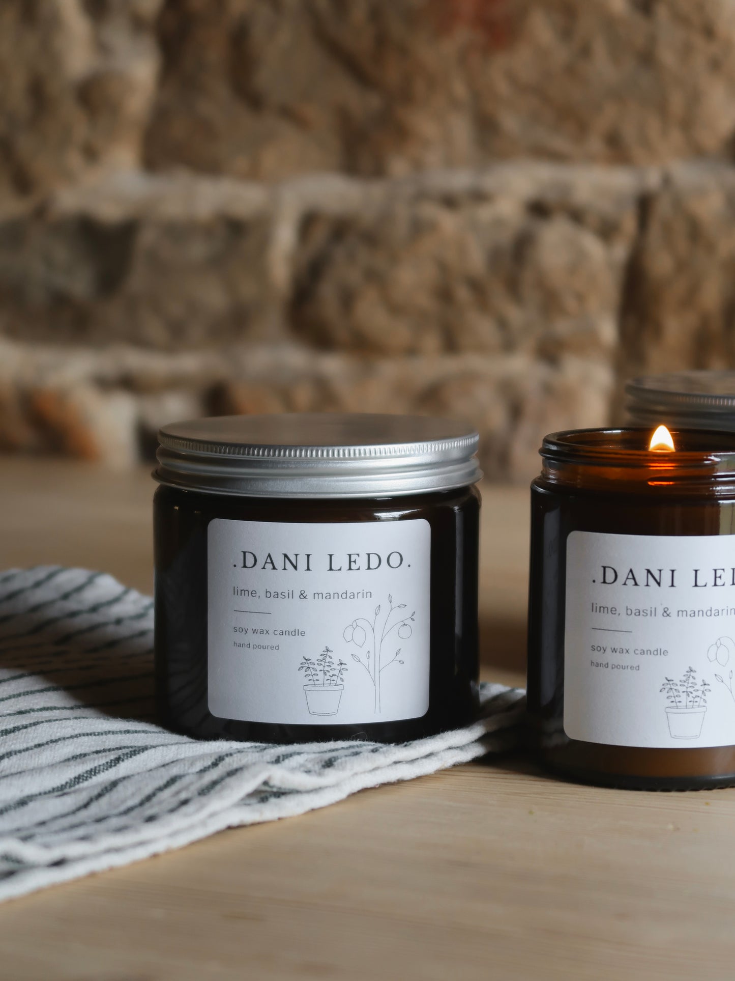 Lime, Basil & Mandarin Candle