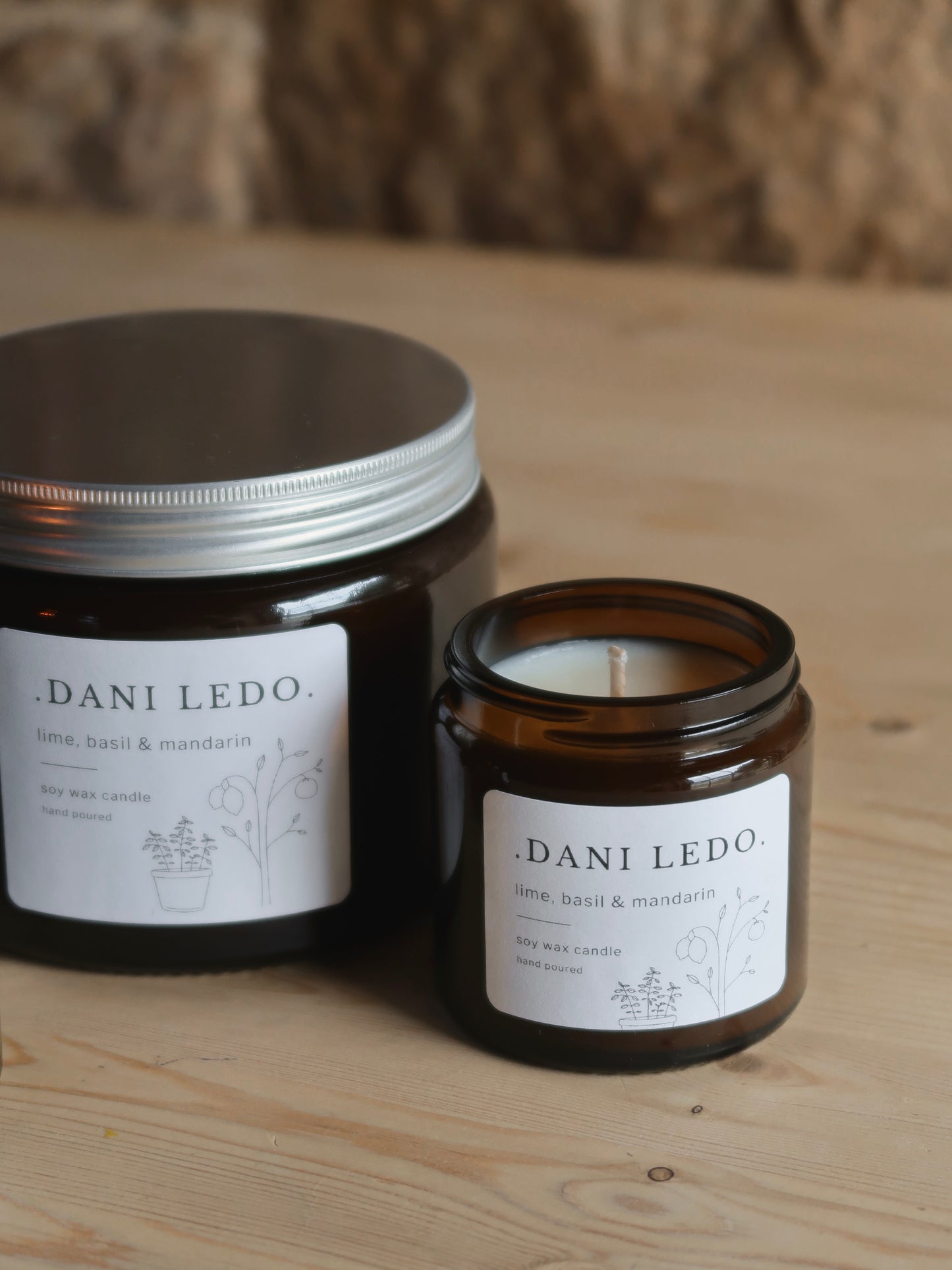Lime, Basil & Mandarin Candle