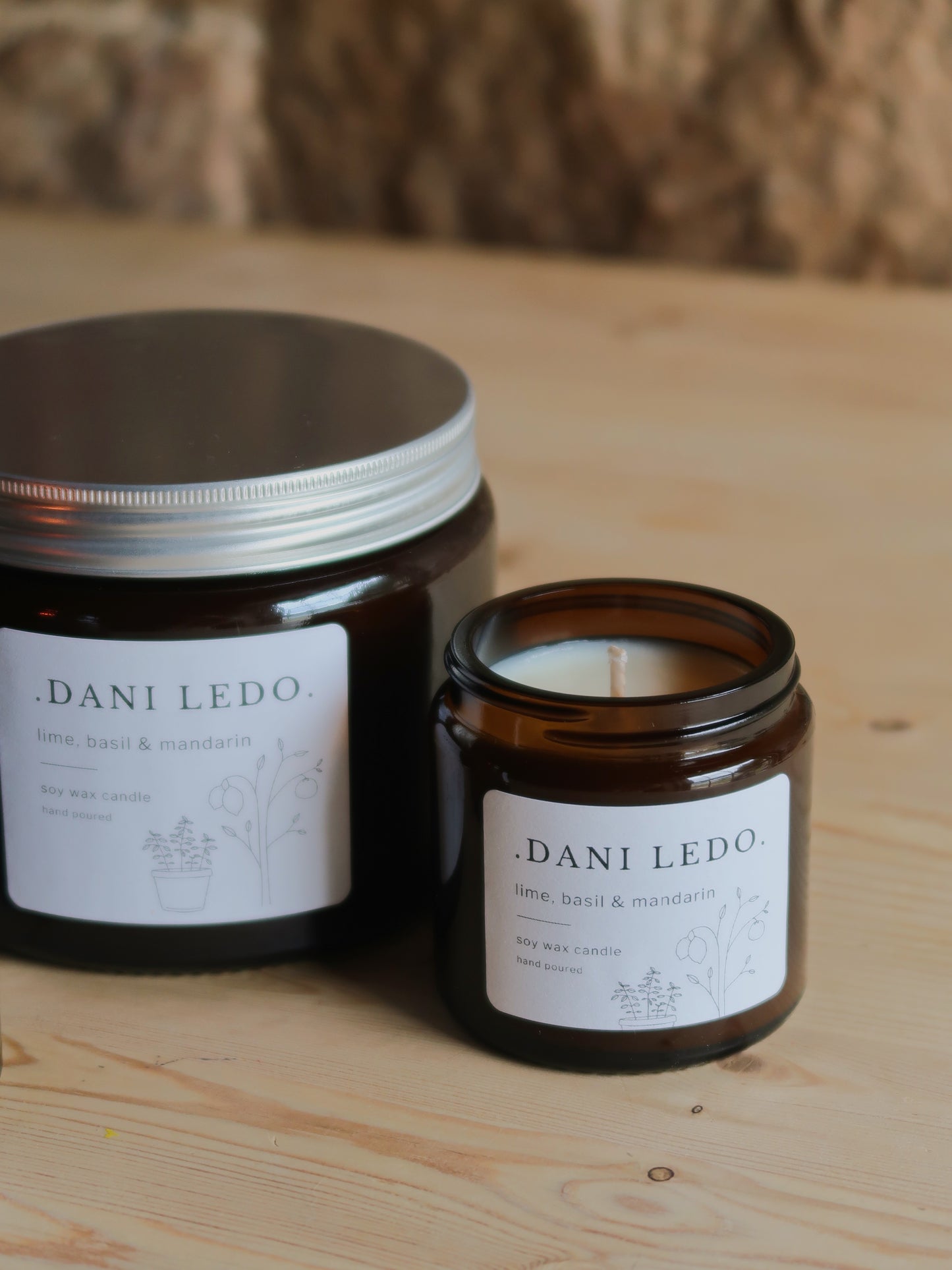 Lime, Basil & Mandarin Candle