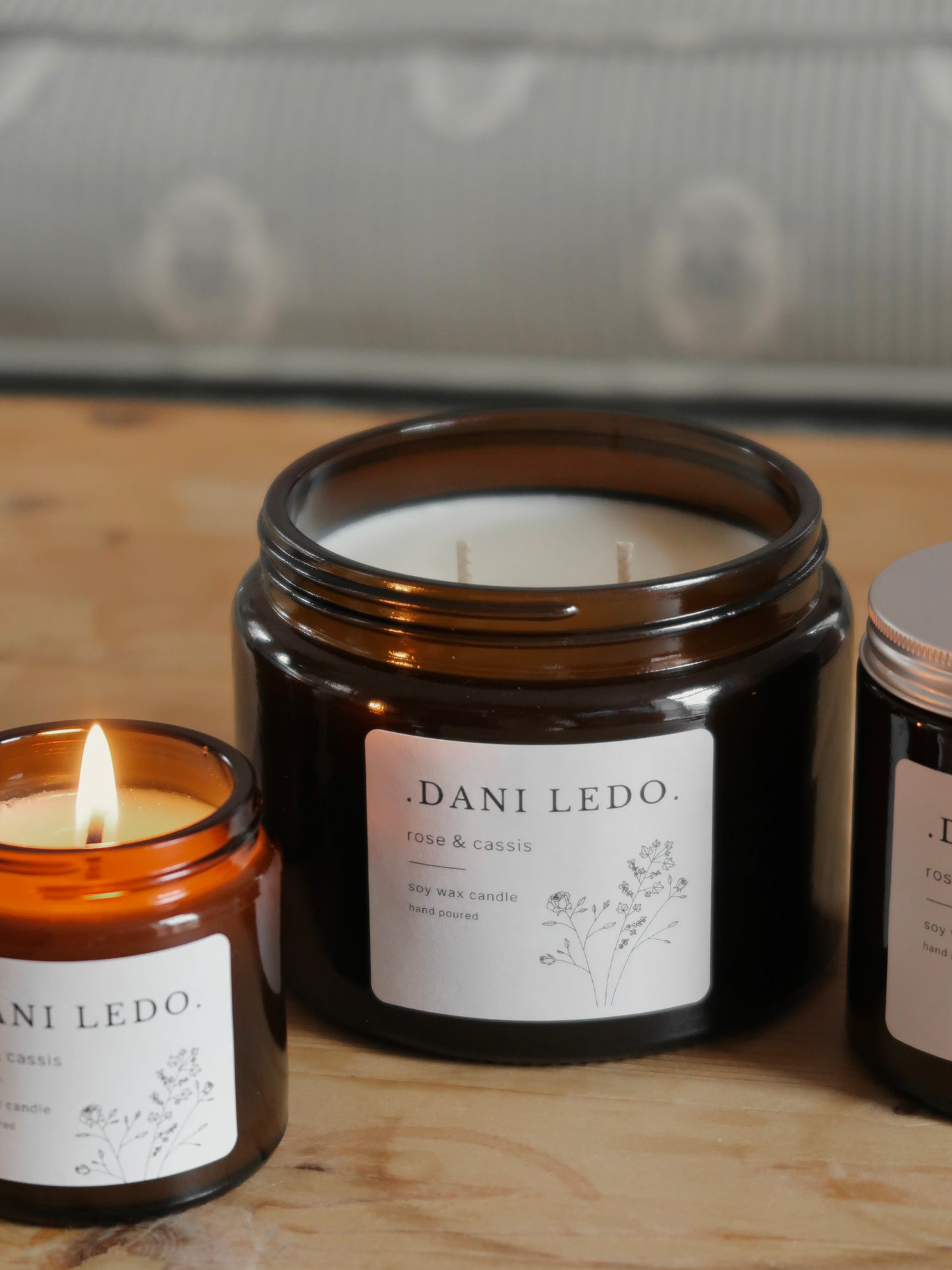 Rose & Cassis Candle