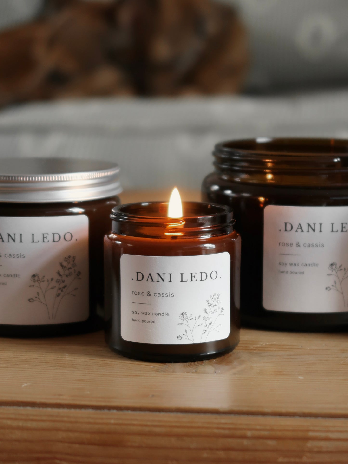 Rose & Cassis Candle