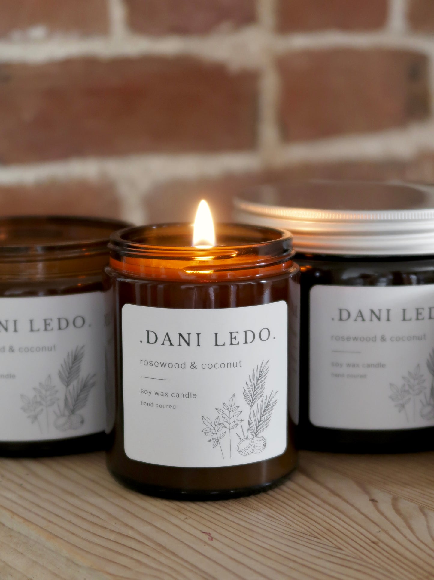 Rosewood & Coconut Candle
