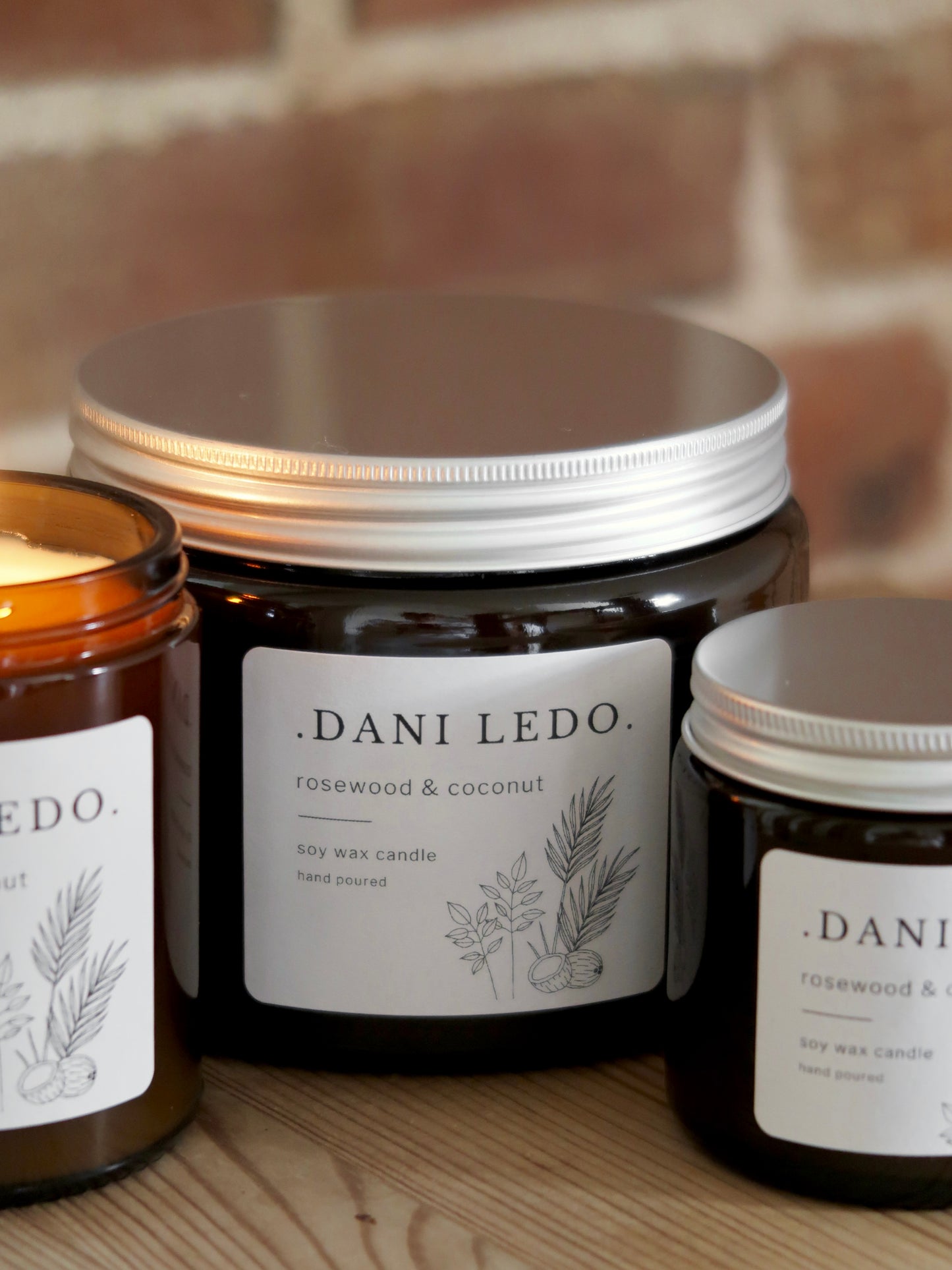 Rosewood & Coconut Candle
