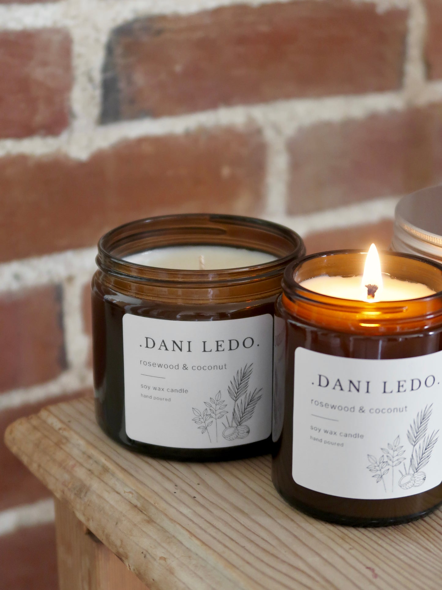 Rosewood & Coconut Candle