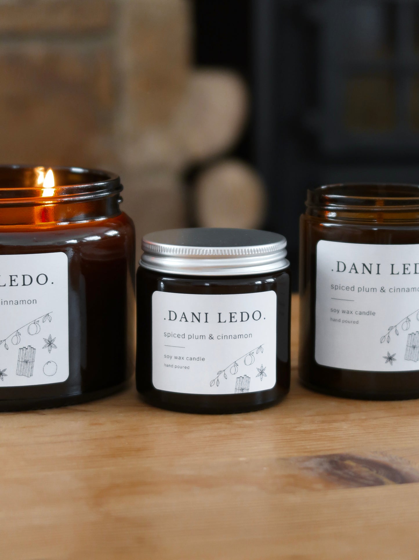 Spiced Plum & Cinnamon Candle