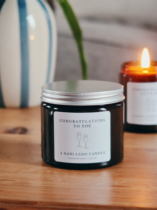 Congratulations Candle