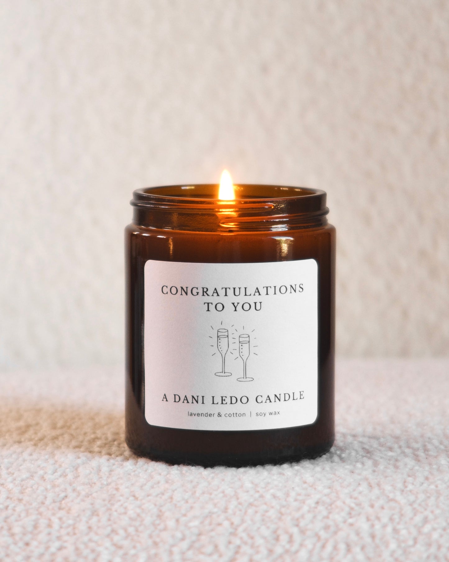 Congratulations Candle