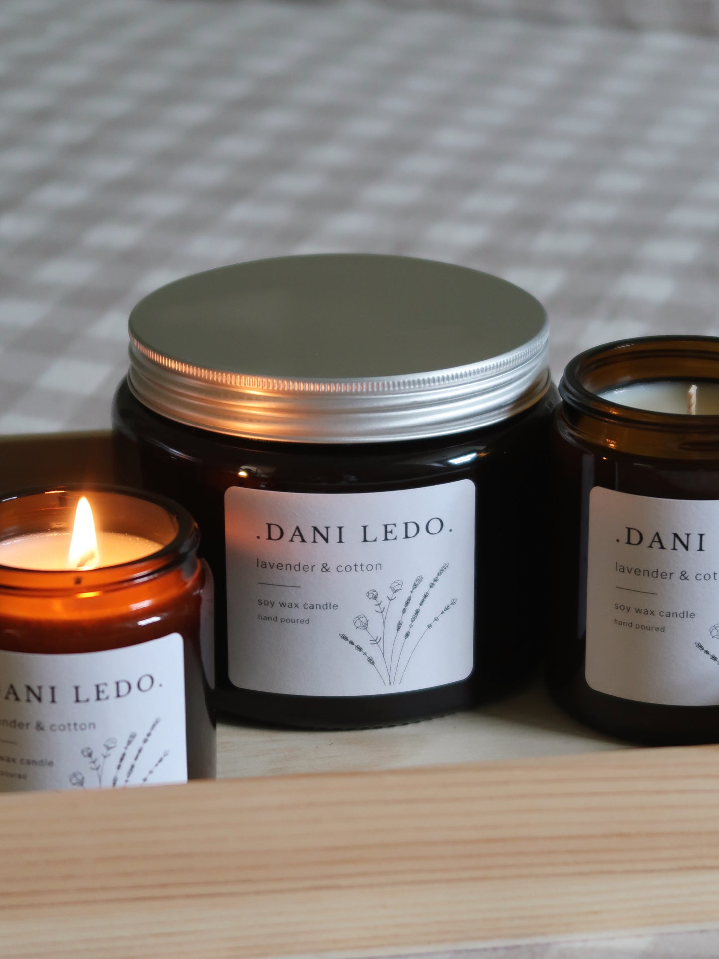 Lavender & Cotton Candle