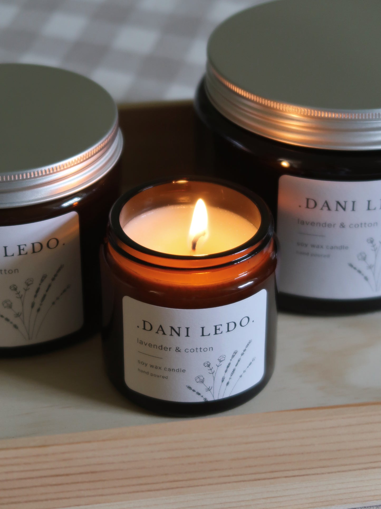 Lavender & Cotton Candle