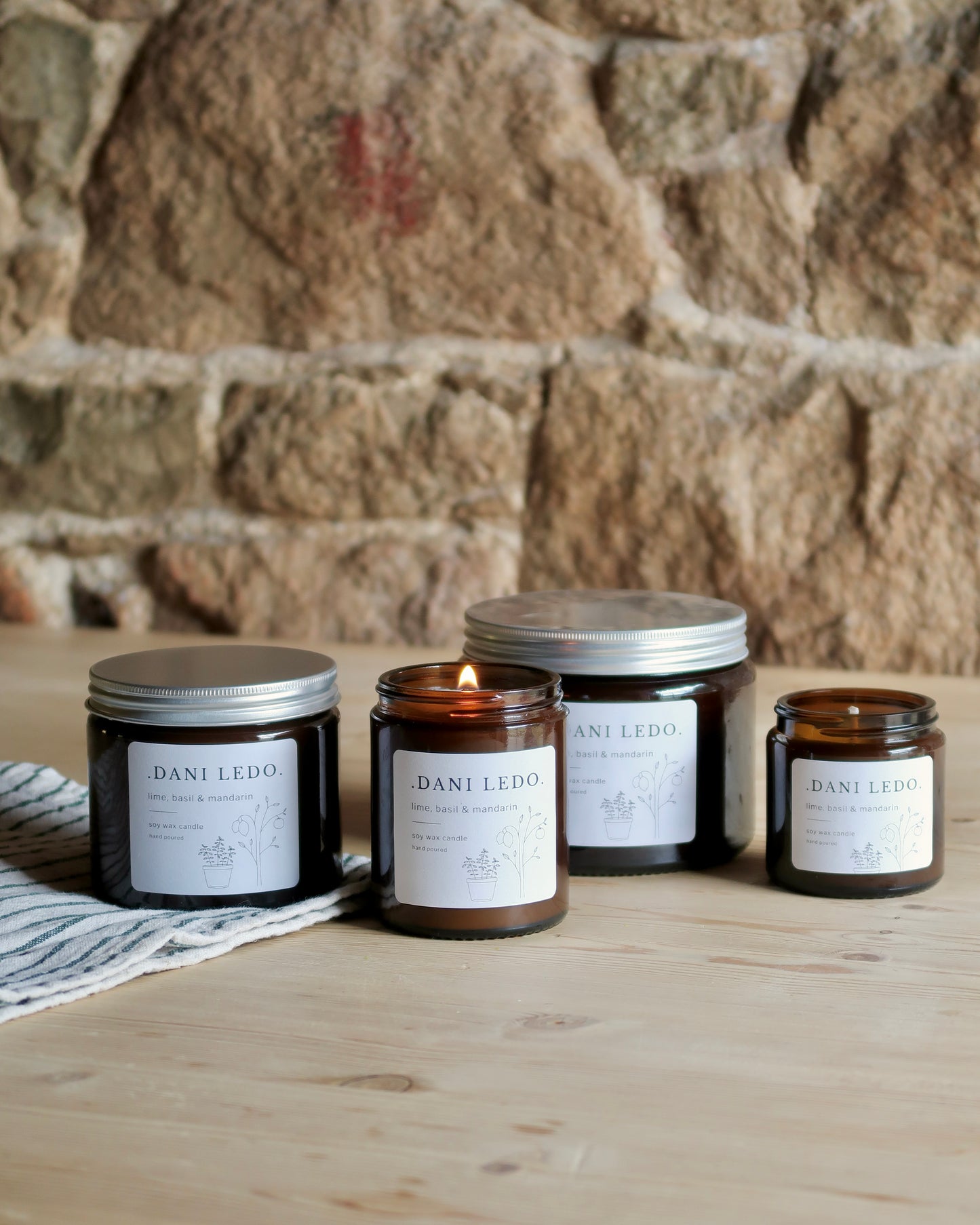 Lime, Basil & Mandarin Candle