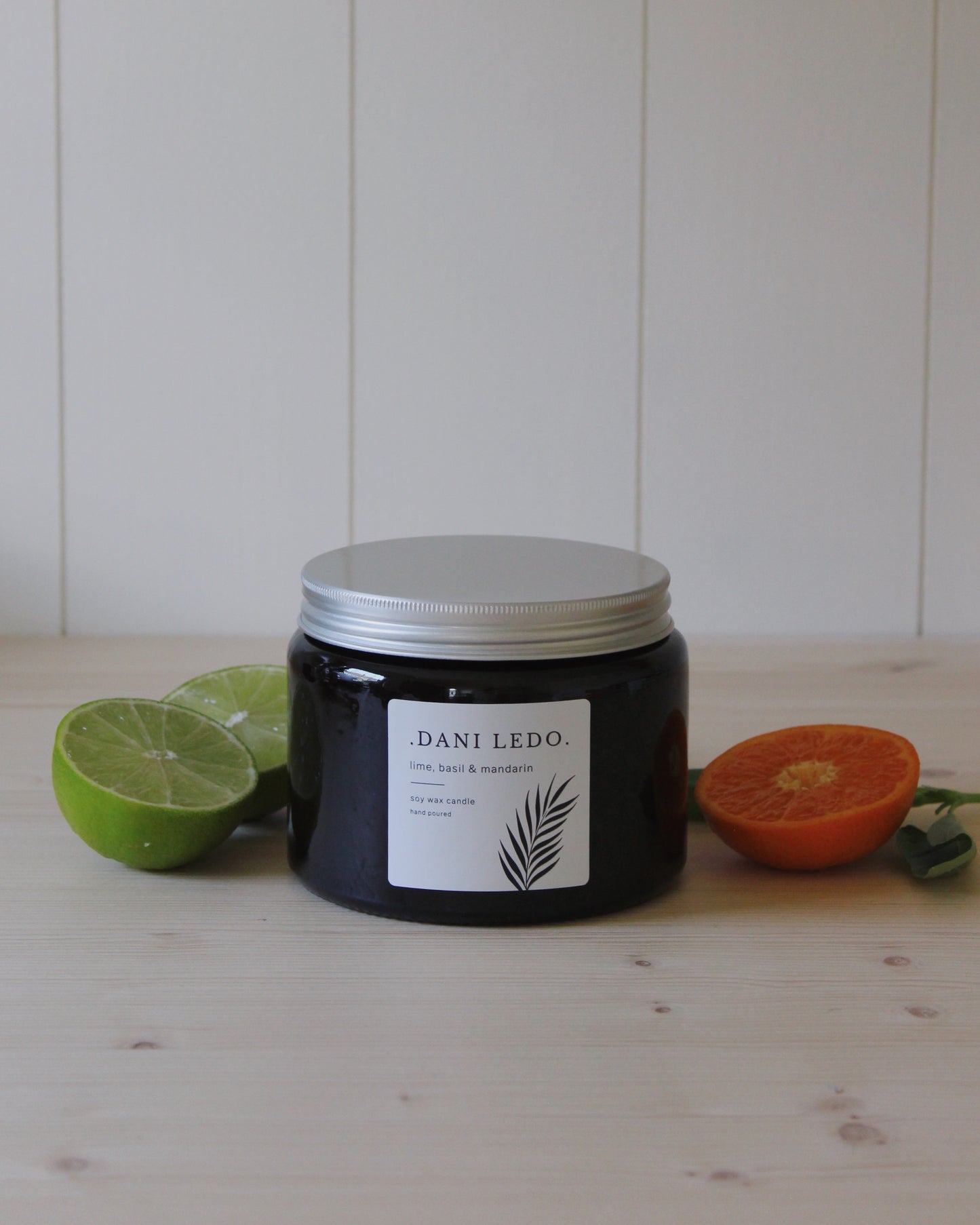 Lime, Basil & Mandarin Double Wick Candle