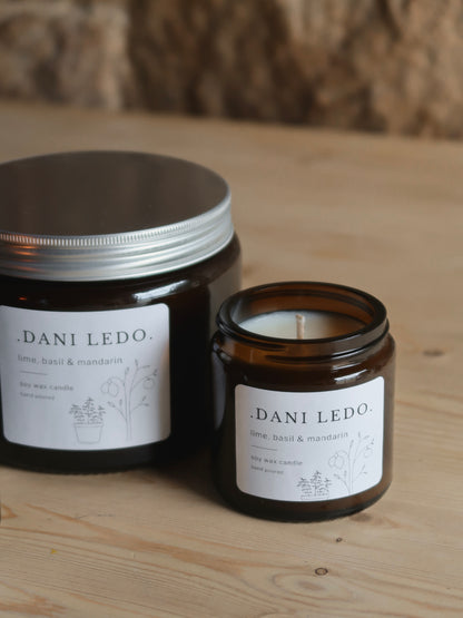 Lime, Basil & Mandarin Candle