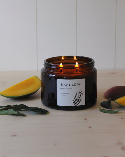 Mango & Neroli Double Wick Candle