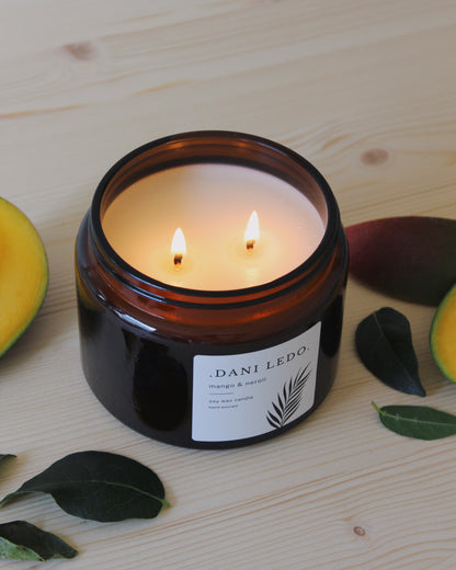 Mango & Neroli Double Wick Candle