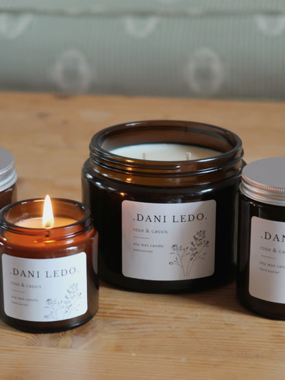 Rose & Cassis Candle
