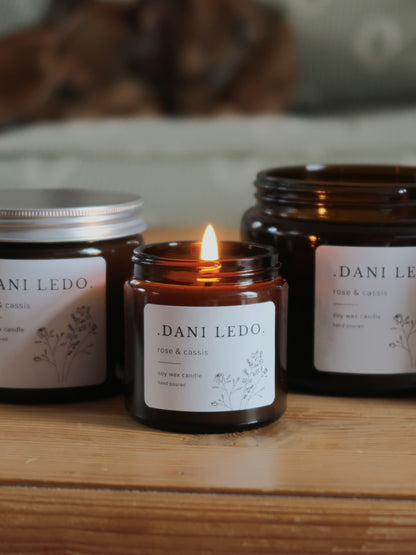 Rose & Cassis Candle