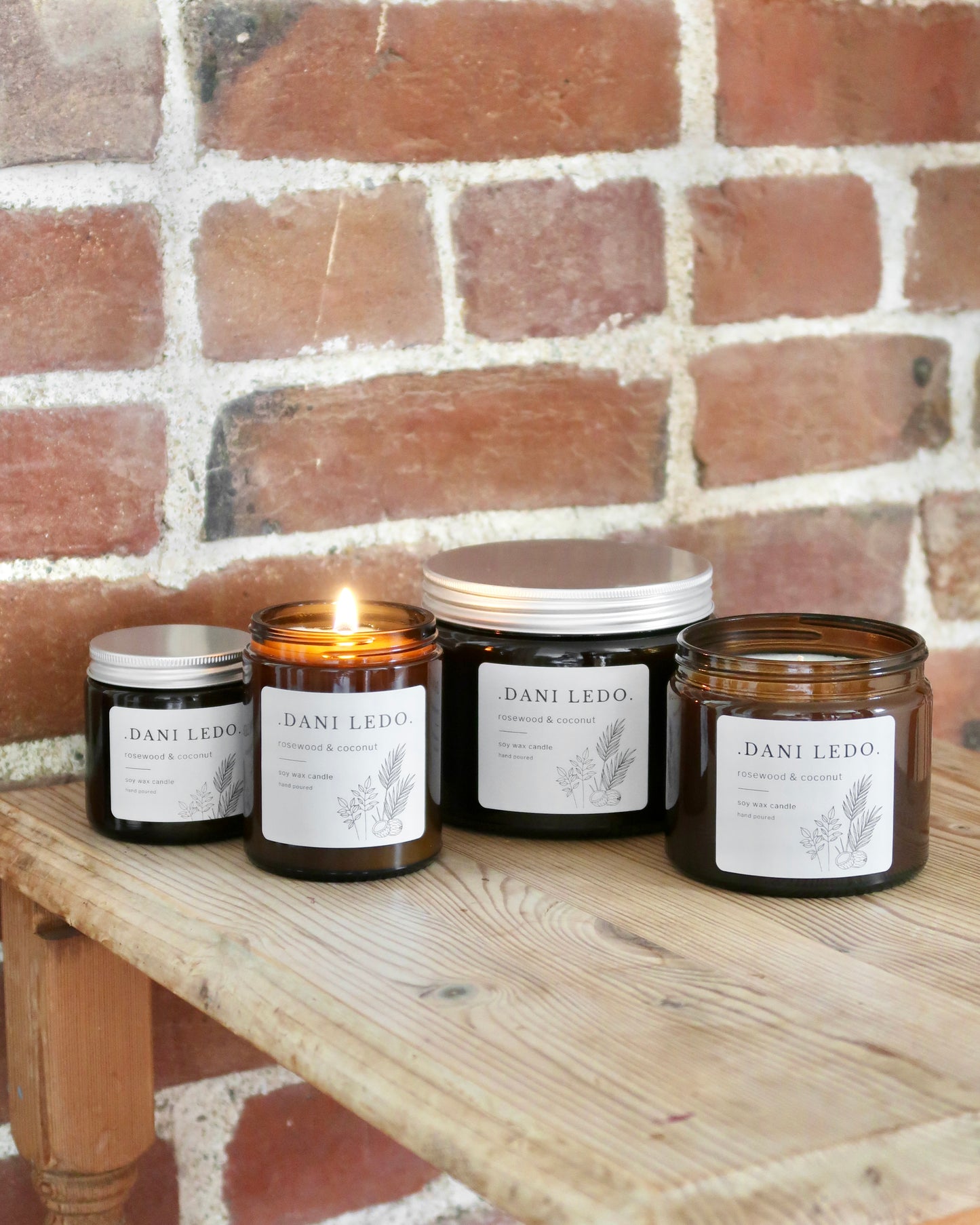 Rosewood & Coconut Candle