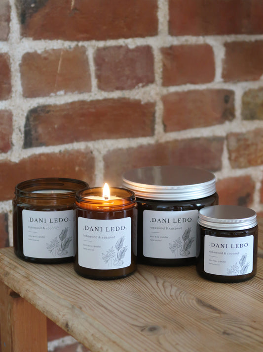 Rosewood & Coconut Candle