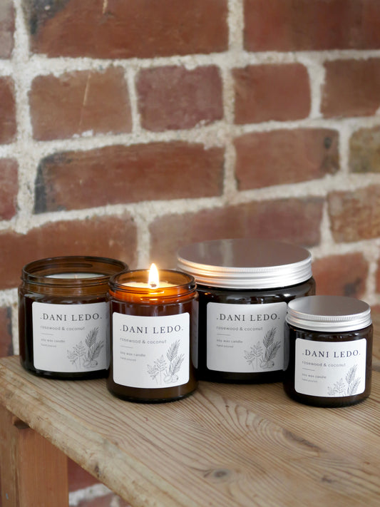 Rosewood & Coconut Candle
