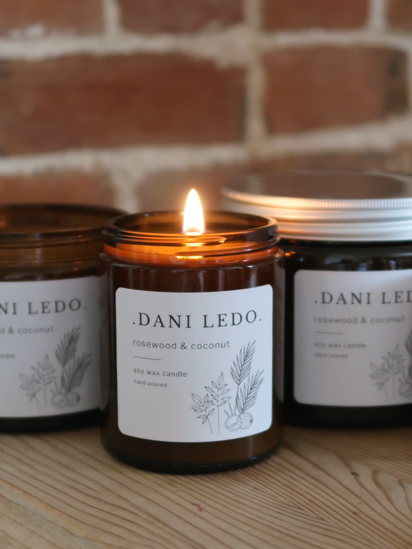Rosewood & Coconut Candle