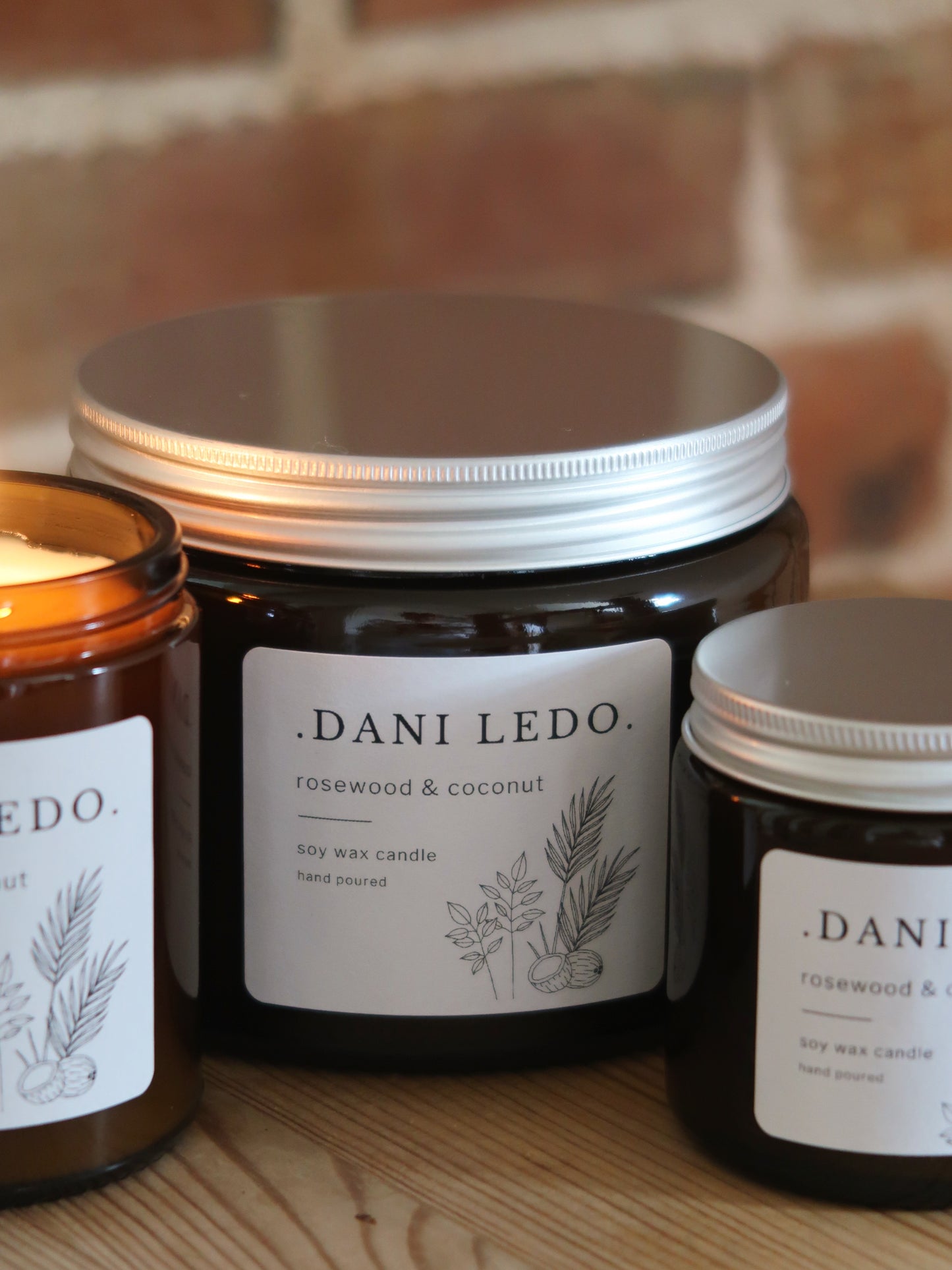 Rosewood & Coconut Candle
