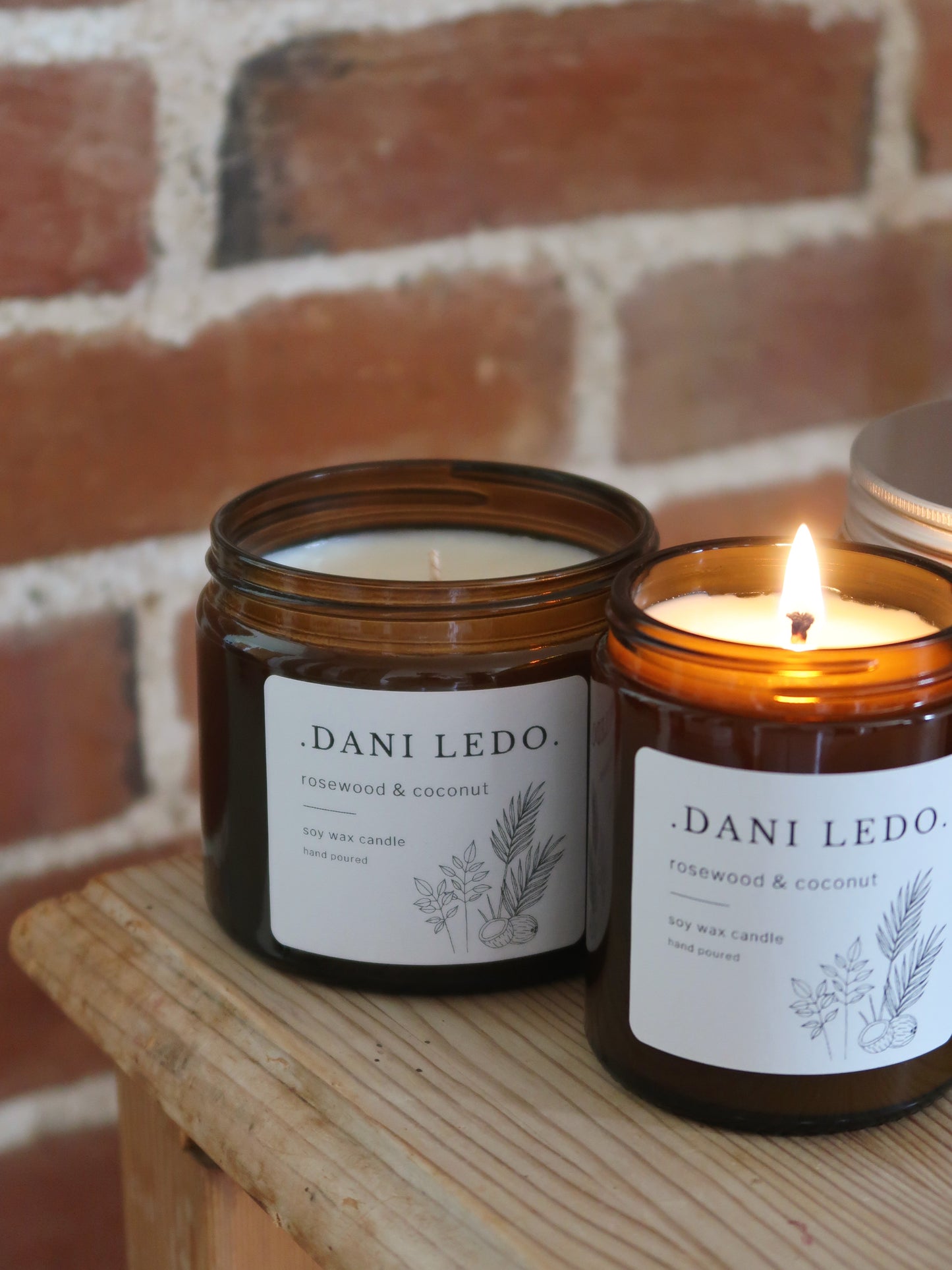 Rosewood & Coconut Candle