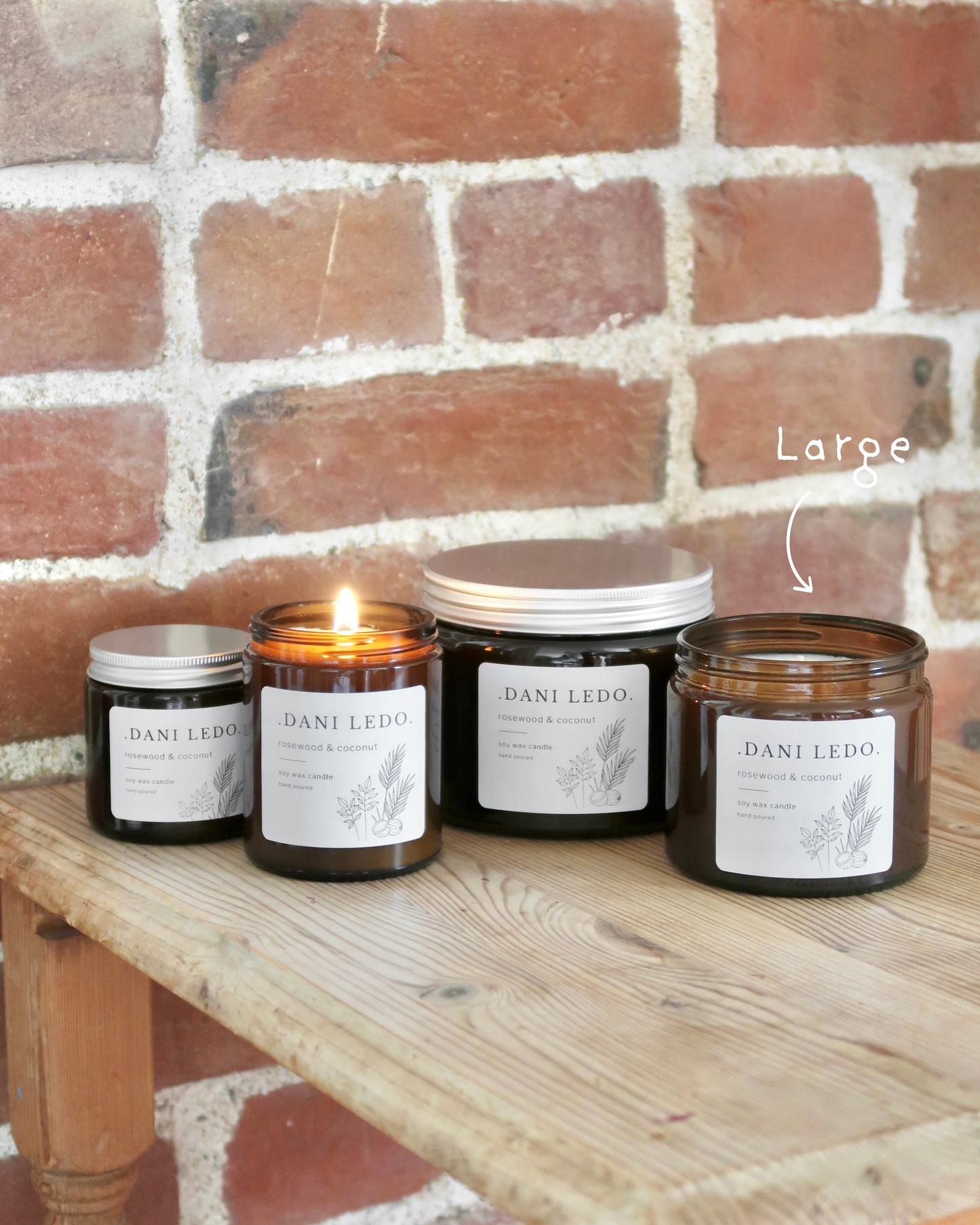 Rosewood & Coconut Candle
