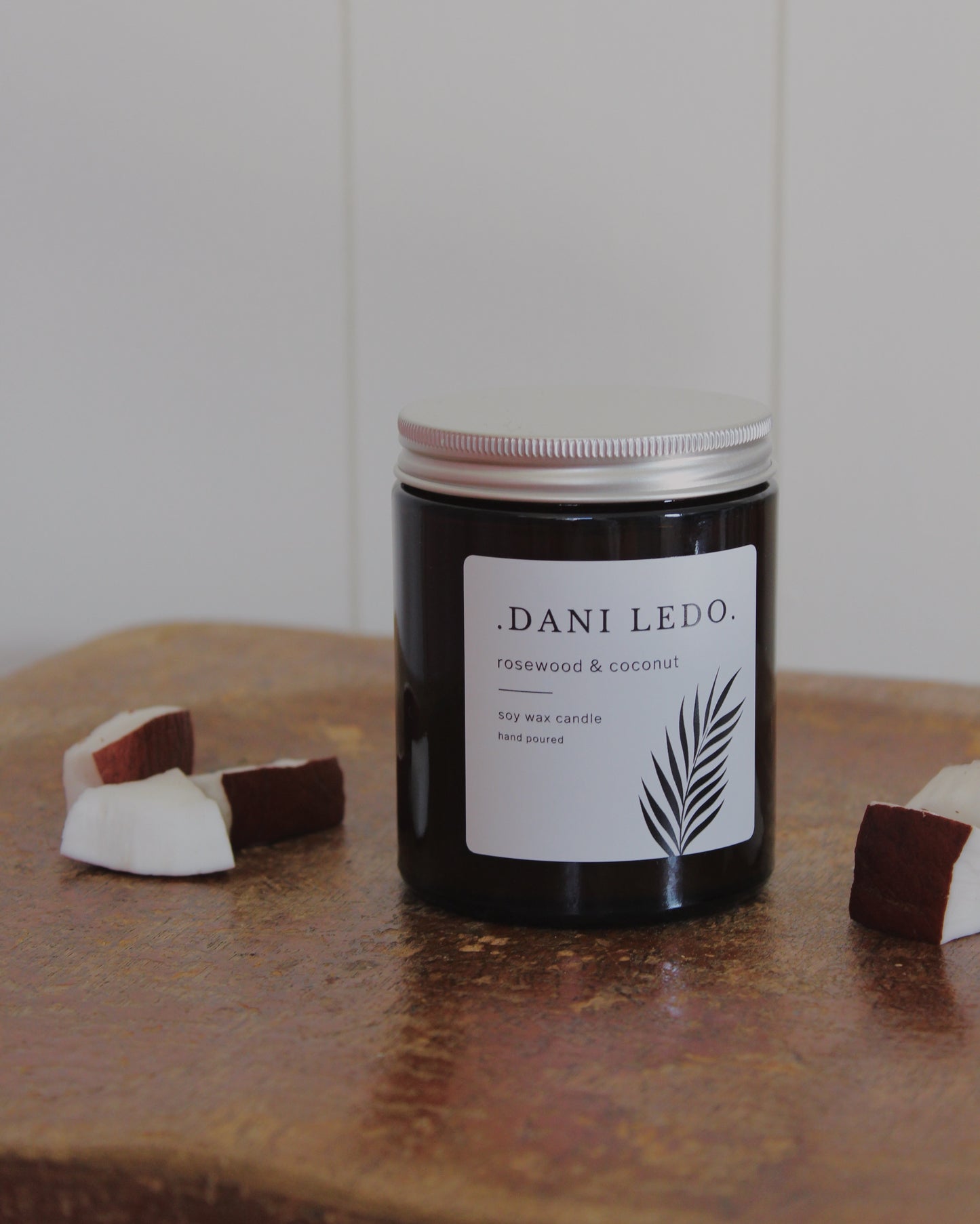 Rosewood & Coconut Single Wick Candle