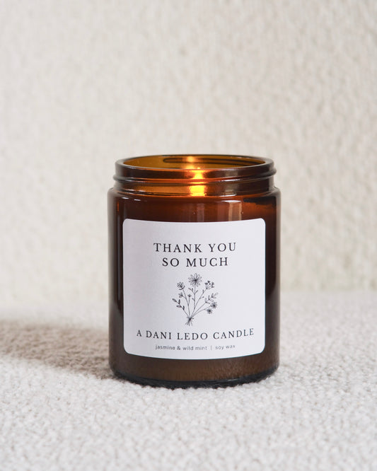 Thank You Candle